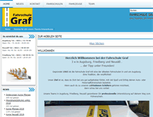 Tablet Screenshot of fahrschulegraf.de